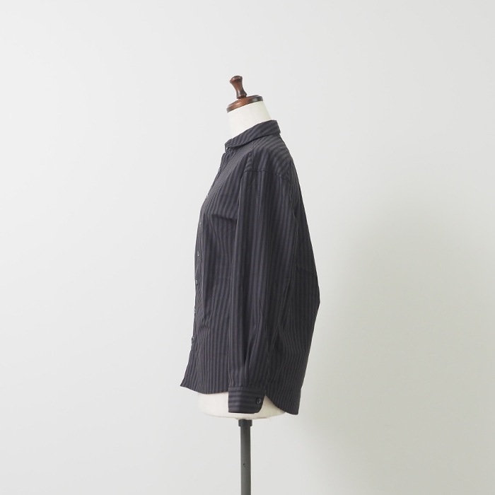 NARU(ナル) 50タイプライターストライプカプセルシャツ 656906