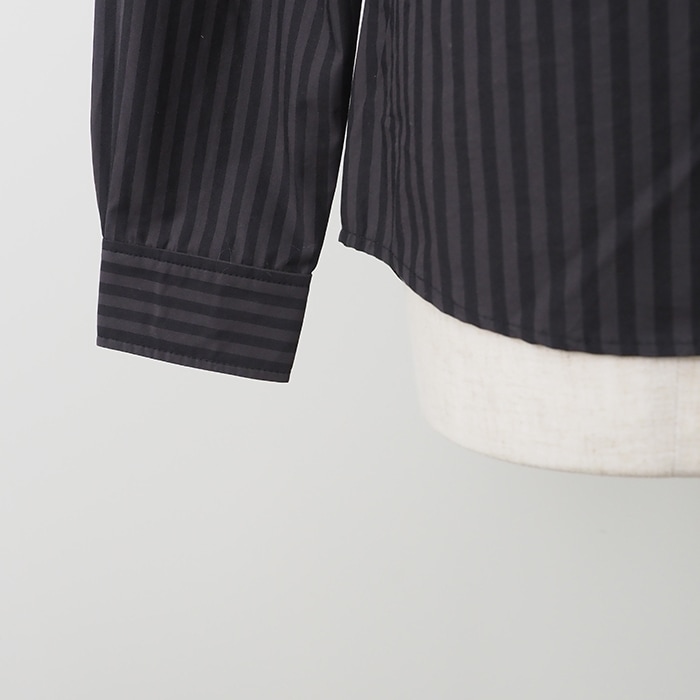 NARU(ナル) 50タイプライターストライプカプセルシャツ 656906