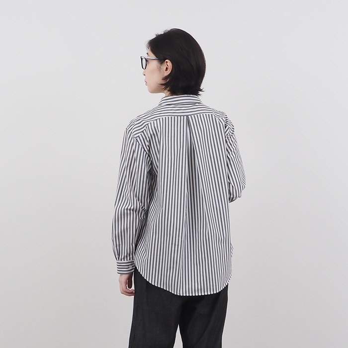 NARU(ナル) 50タイプライターストライプカプセルシャツ 656906