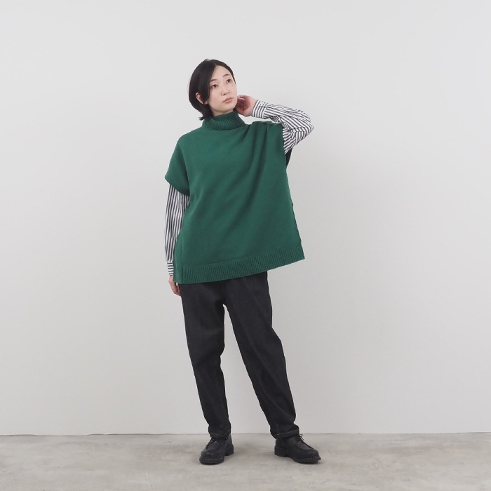 NARU(ナル) 50タイプライターストライプカプセルシャツ 656906