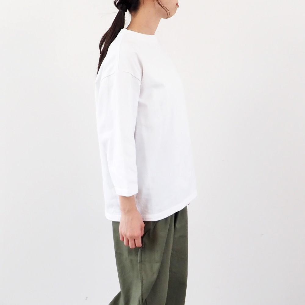 NARU(ナル) アーミーコットン度詰天竺 7分袖PO 665016