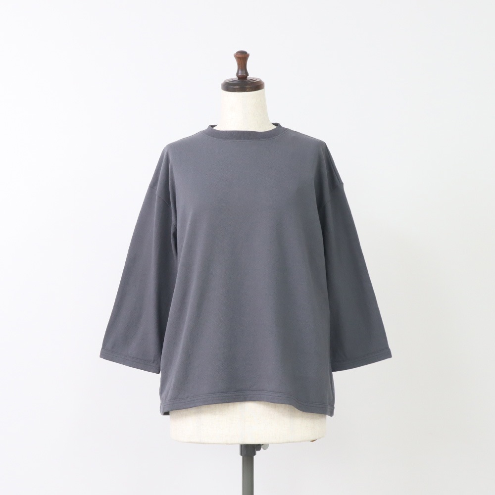 NARU(ナル) アーミーコットン度詰天竺 7分袖PO 665016