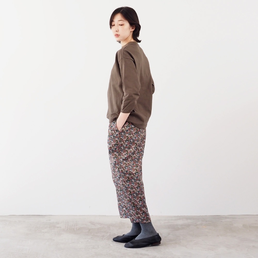 NARU(ナル) アーミーコットン度詰天竺 7分袖PO 665016