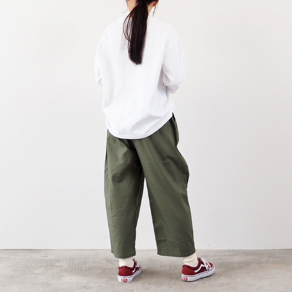 NARU(ナル) アーミーコットン度詰天竺 7分袖PO 665016