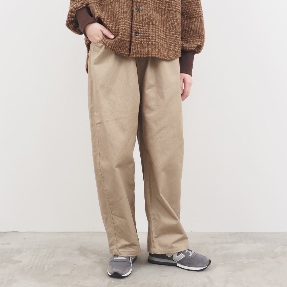 新色入荷!NARU(ナル) カツラギニューセリサイト ノッポパンツ 660800BE