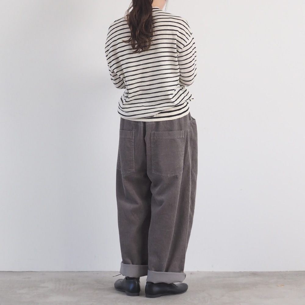 【予約】NARU(ナル) 8Wコーデュロイノッポパンツ 643832BF