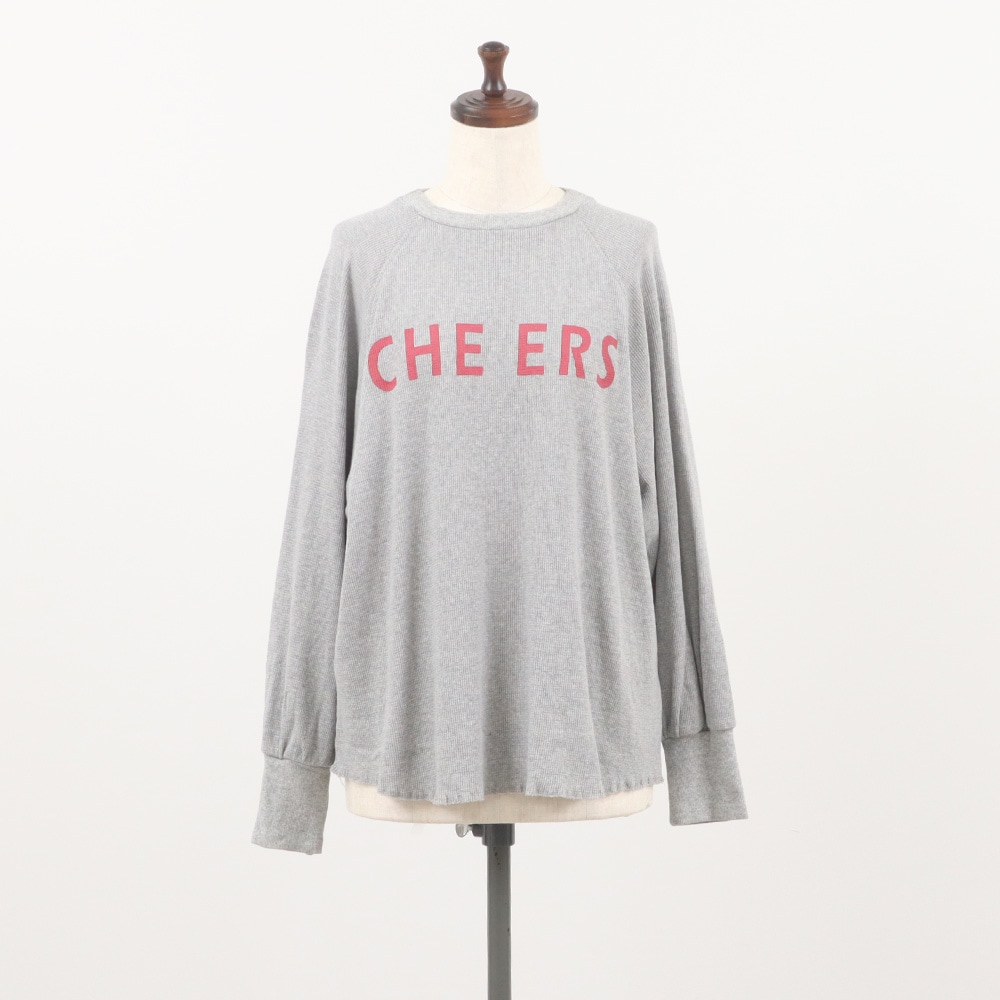 NARU(ナル) ラフィーコットンワッフル CHEERSプリントハウストレーナー 659010