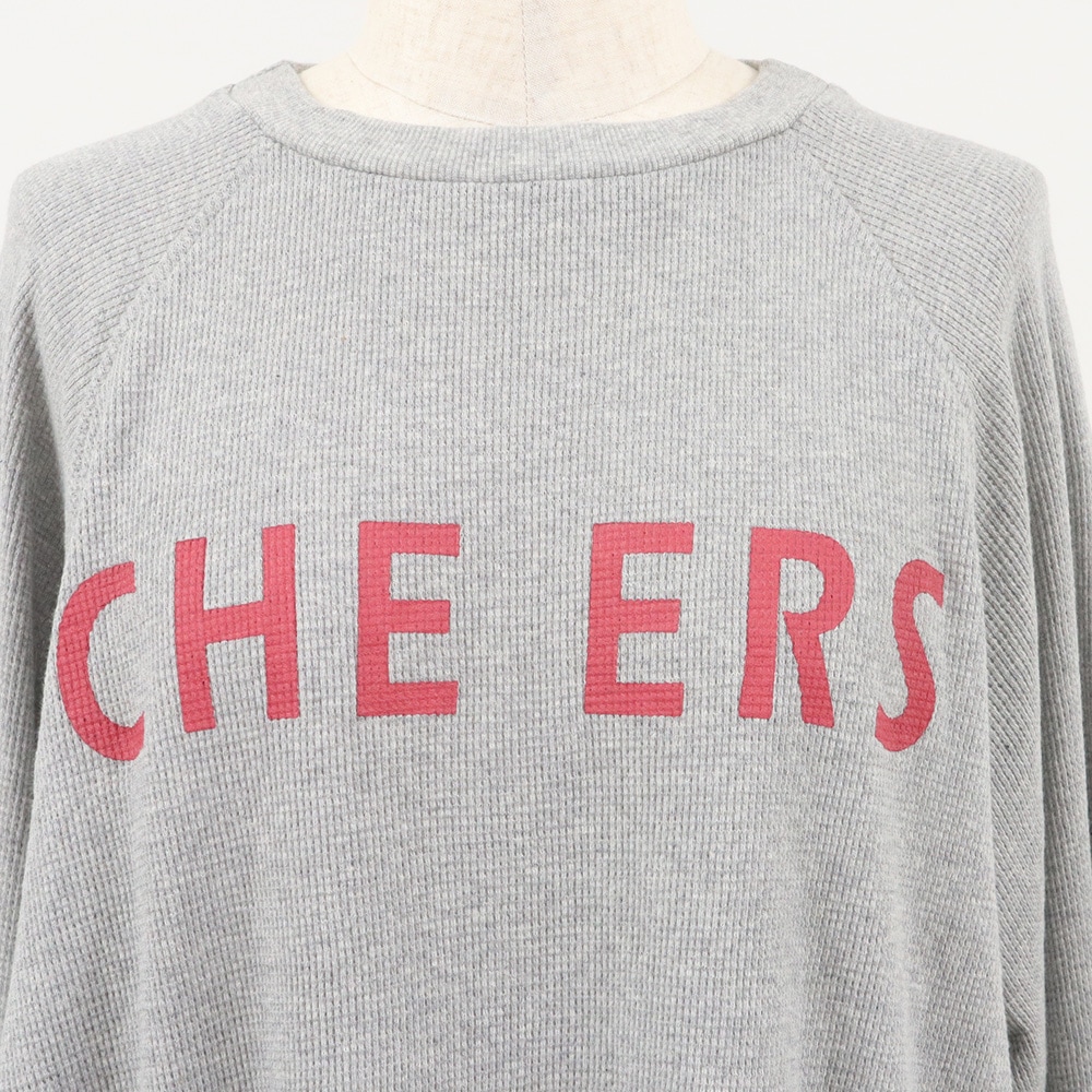 NARU(ナル) ラフィーコットンワッフル CHEERSプリントハウストレーナー 659010