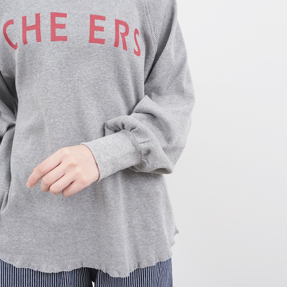 NARU(ナル) ラフィーコットンワッフル CHEERSプリントハウストレーナー 659010