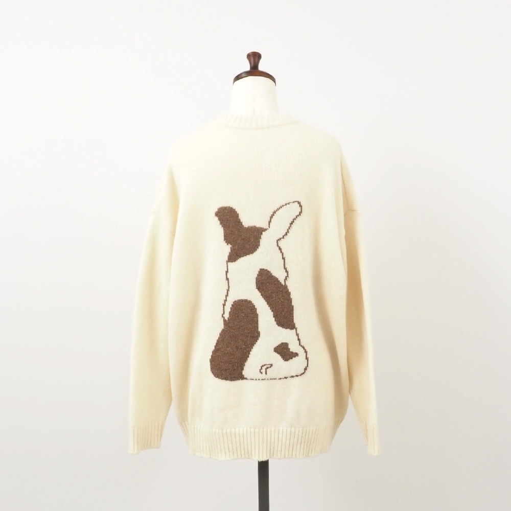 NARU(ナル) エアーヤーンコットン フレンチブルゆったりニット 666606