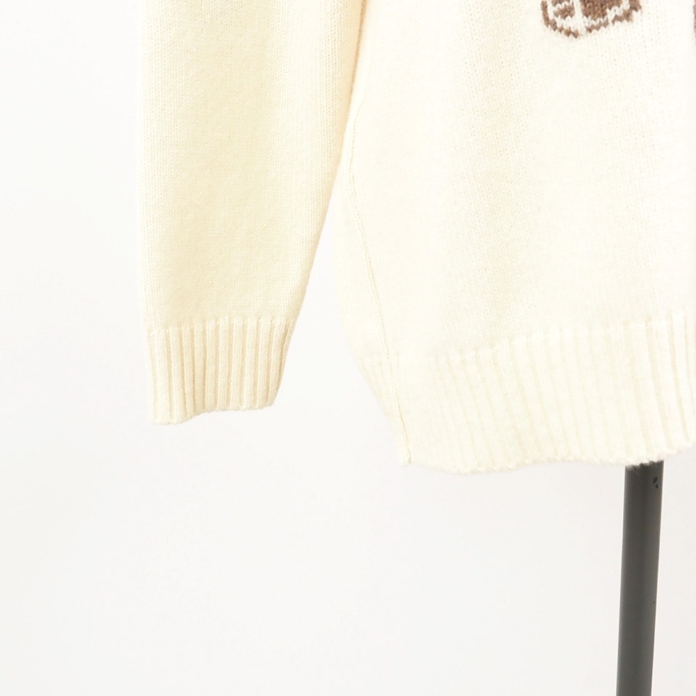 NARU(ナル) エアーヤーンコットン フレンチブルゆったりニット 666606