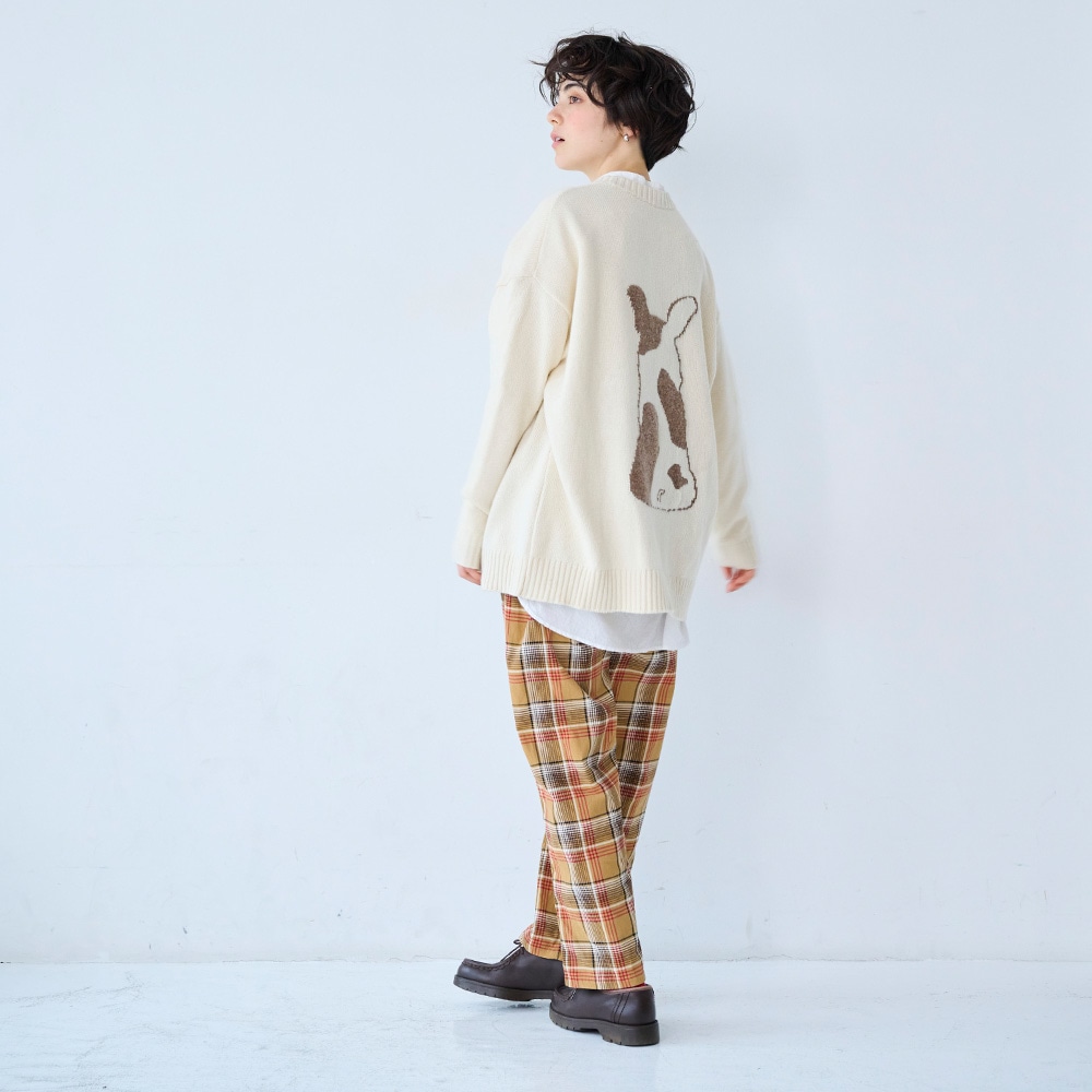 NARU(ナル) エアーヤーンコットン フレンチブルゆったりニット 666606