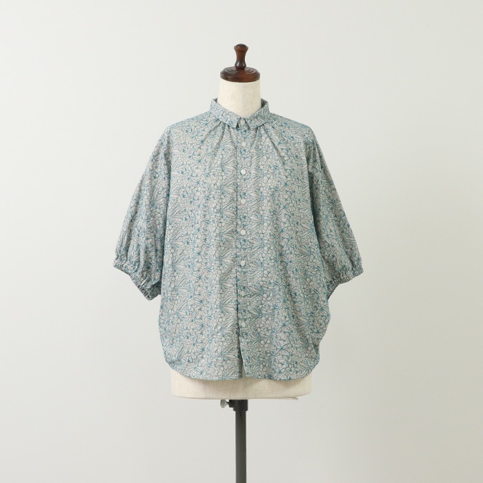 NARU(ナル) 60sローン花柄刺繍ターキーシャツ 654937 | all_items