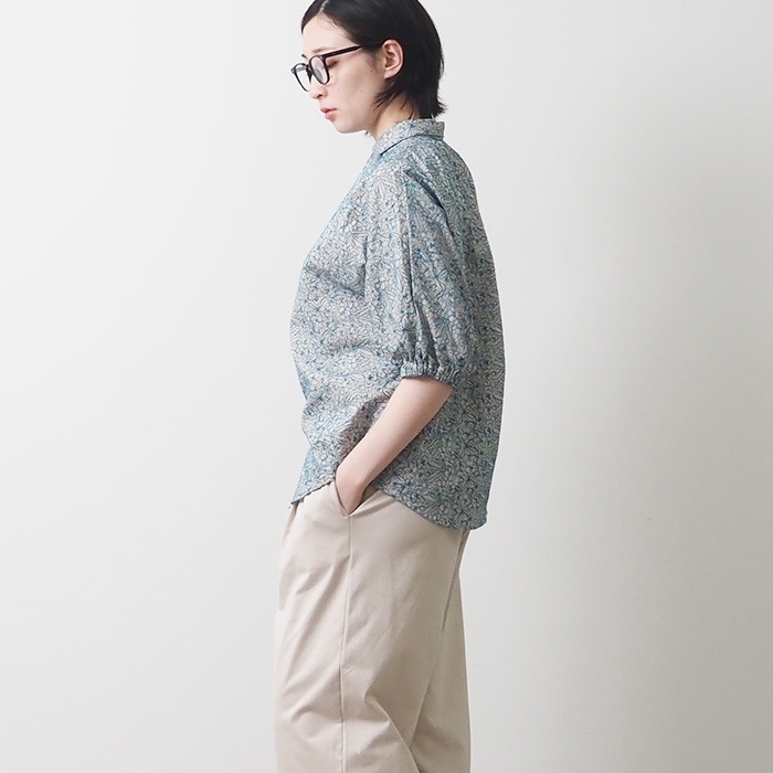 NARU(ナル) 60sローン花柄刺繍ターキーシャツ 654937 | all_items