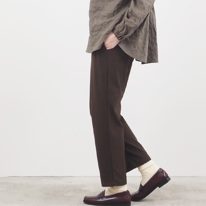 NARU(ナル) LANATEC-ECOツイルストレッチ ストレートパンツ 656916