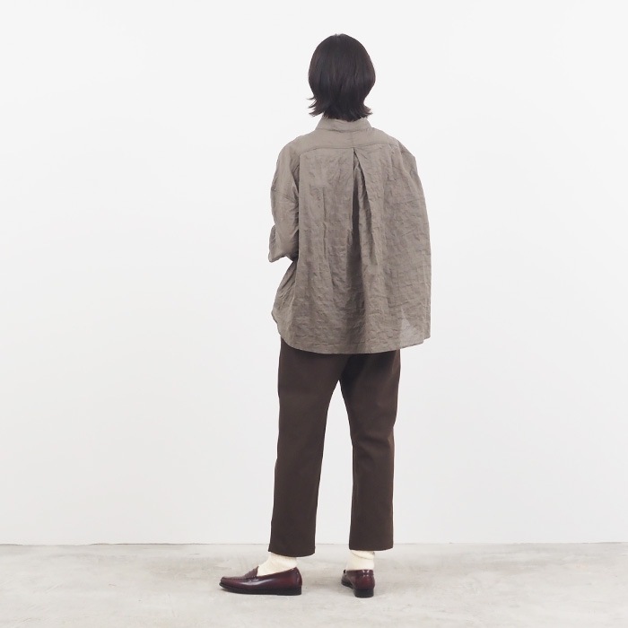 NARU(ナル) LANATEC-ECOツイルストレッチ ストレートパンツ 656916