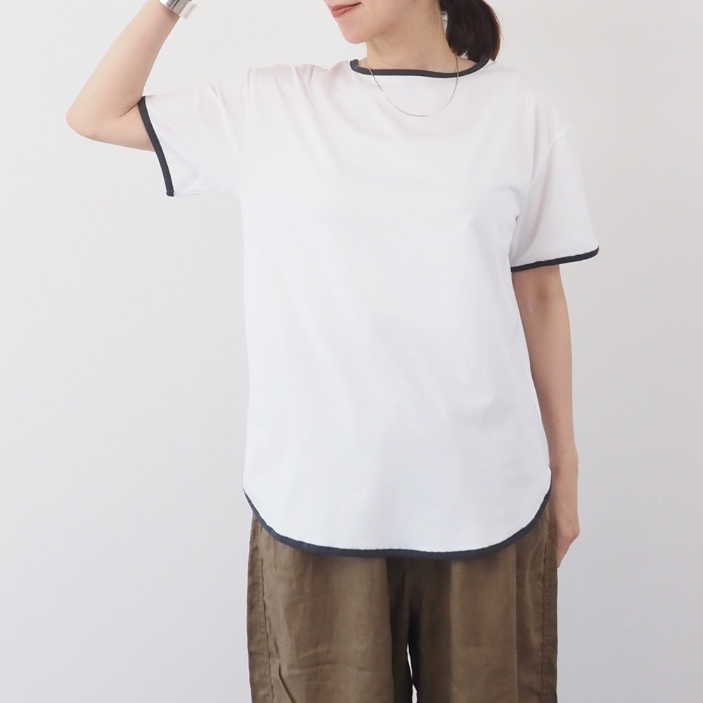 NARU(ナル) マイヴィスC微強撚天竺 リンガーT 663201