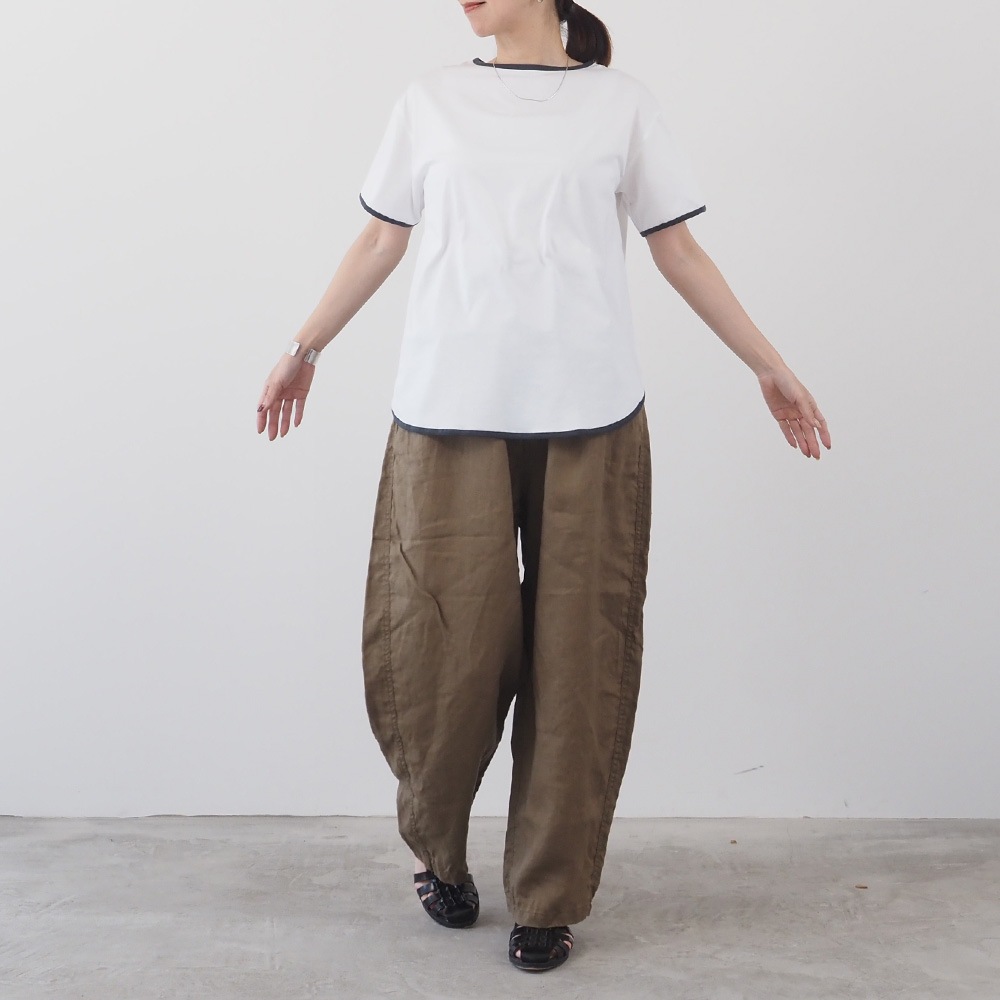 NARU(ナル) マイヴィスC微強撚天竺 リンガーT 663201