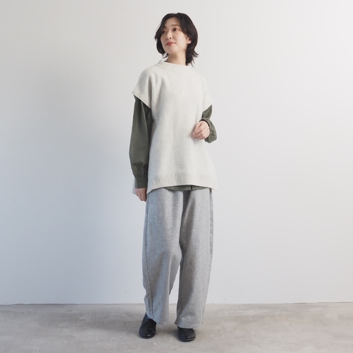 NARU(ナル) タスマニアラム ボックスニット 646611