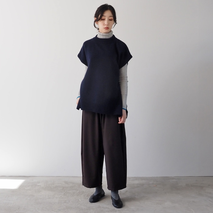 NARU(ナル) タスマニアラム ボックスニット 646611