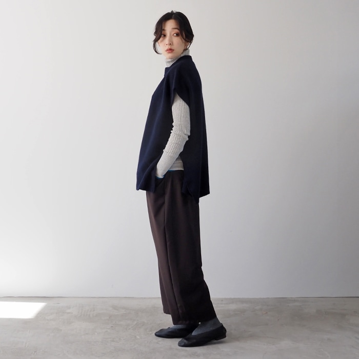 NARU(ナル) タスマニアラム ボックスニット 646611