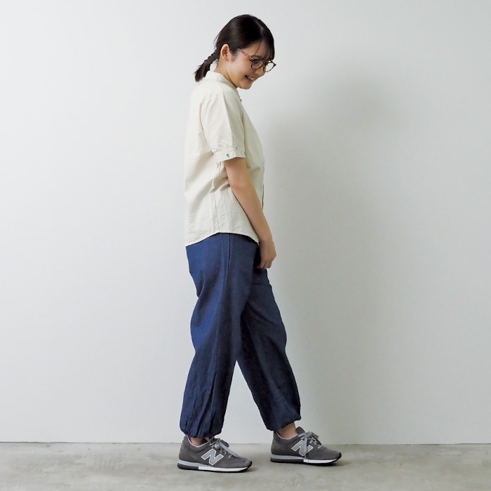 NARU(ナル) シーチングハンドワッシャー×十二支柄刺繍 ブラウス 655850