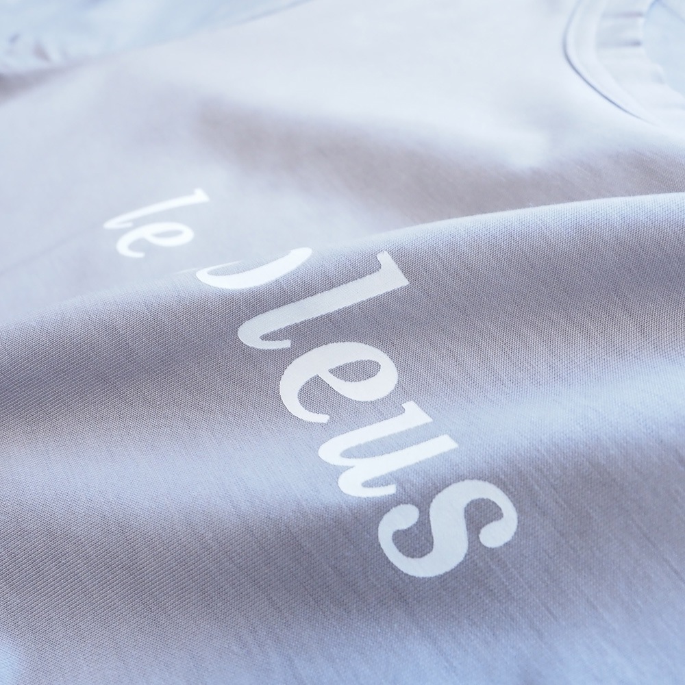 NARU(ナル) マイヴィスC微強撚天竺 le ciel bleusプリントT 663202