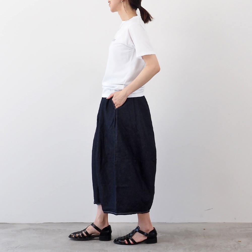 NARU(ナル) マイヴィスC微強撚天竺 le ciel bleusプリントT 663202