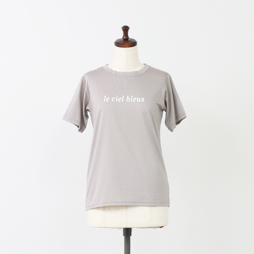 NARU(ナル) マイヴィスC微強撚天竺 le ciel bleusプリントT 663202