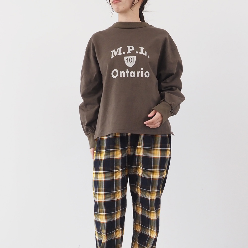 NARU(ナル) アーミーコットン度詰天竺 M.P.L.プリントPO 665015