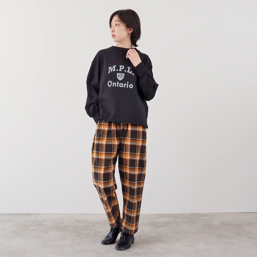 NARU(ナル) アーミーコットン度詰天竺 M.P.L.プリントPO 665015