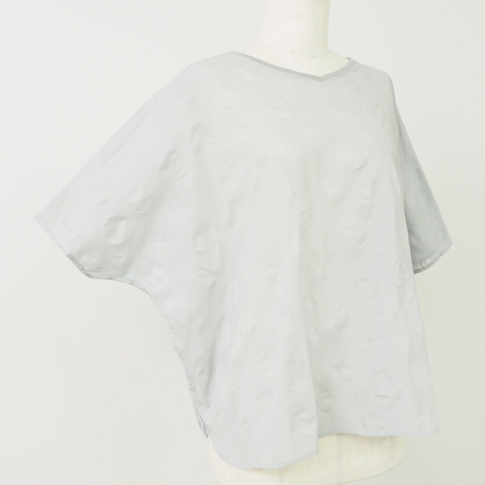 NARU(ナル) ローン塩縮ランダムドット バトーブラウス(2WAY) 662826