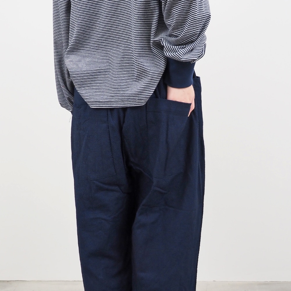 NARU(ナル) 刺し子ストレッチデニム ノッポパンツ 660815 | BOTTOMS