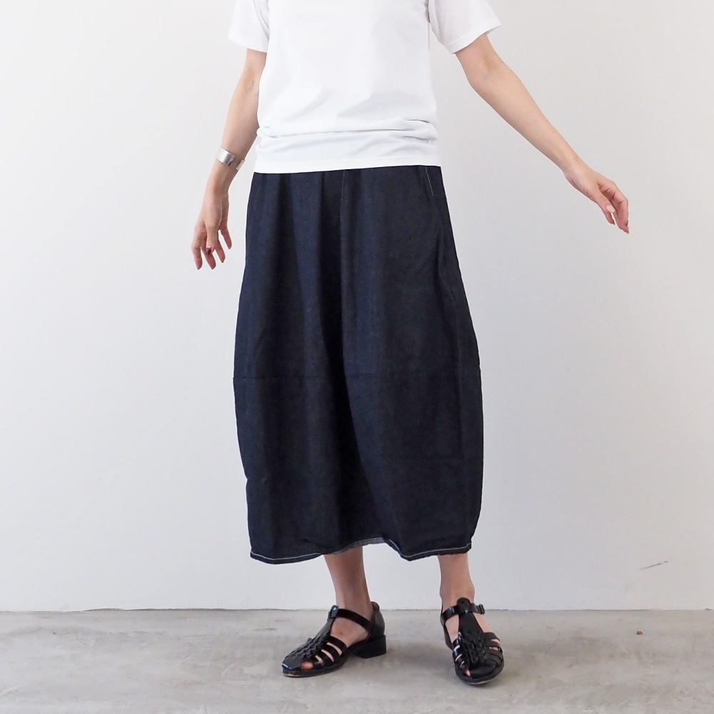 NARU(ナル) 8ozムラデニム エッグスカート 665815