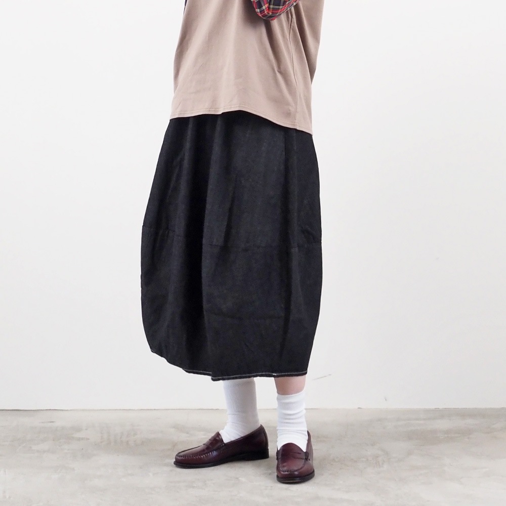 NARU(ナル) 8ozムラデニム エッグスカート 665815