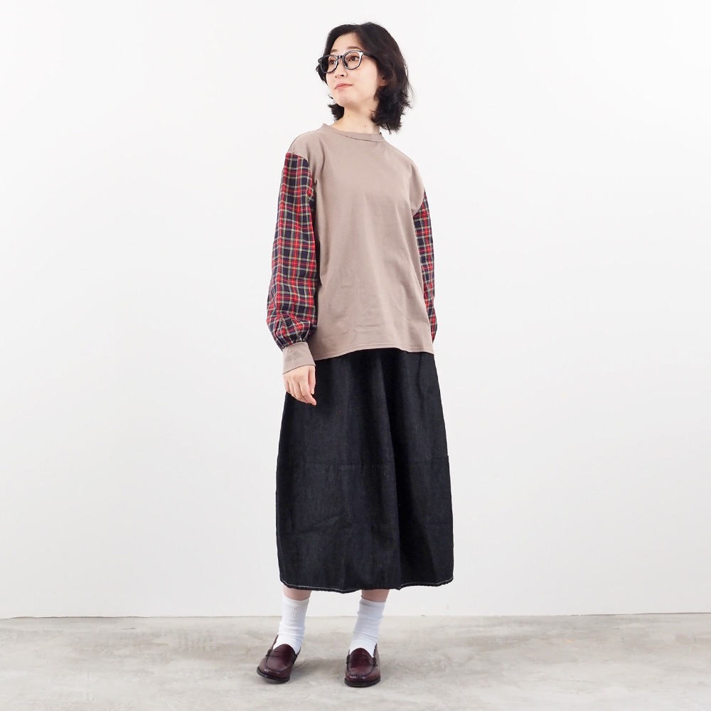 NARU(ナル) 8ozムラデニム エッグスカート 665815