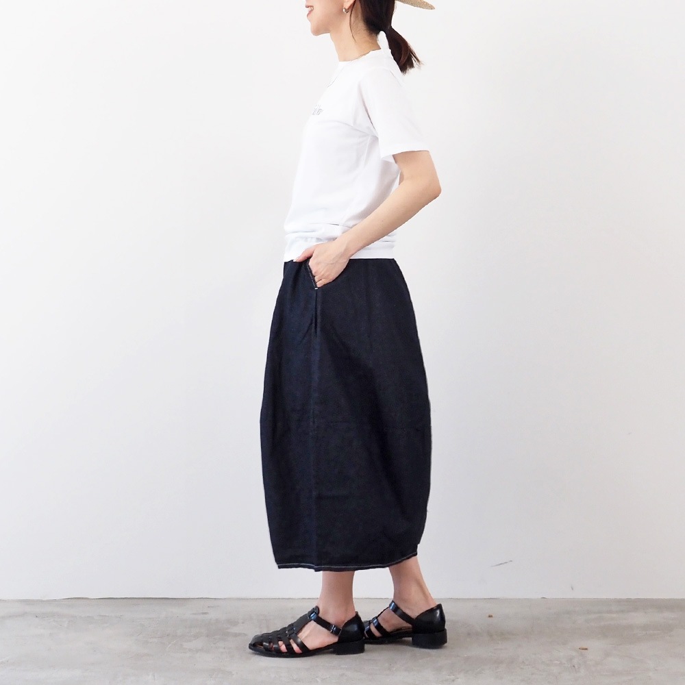 NARU(ナル) 8ozムラデニム エッグスカート 665815