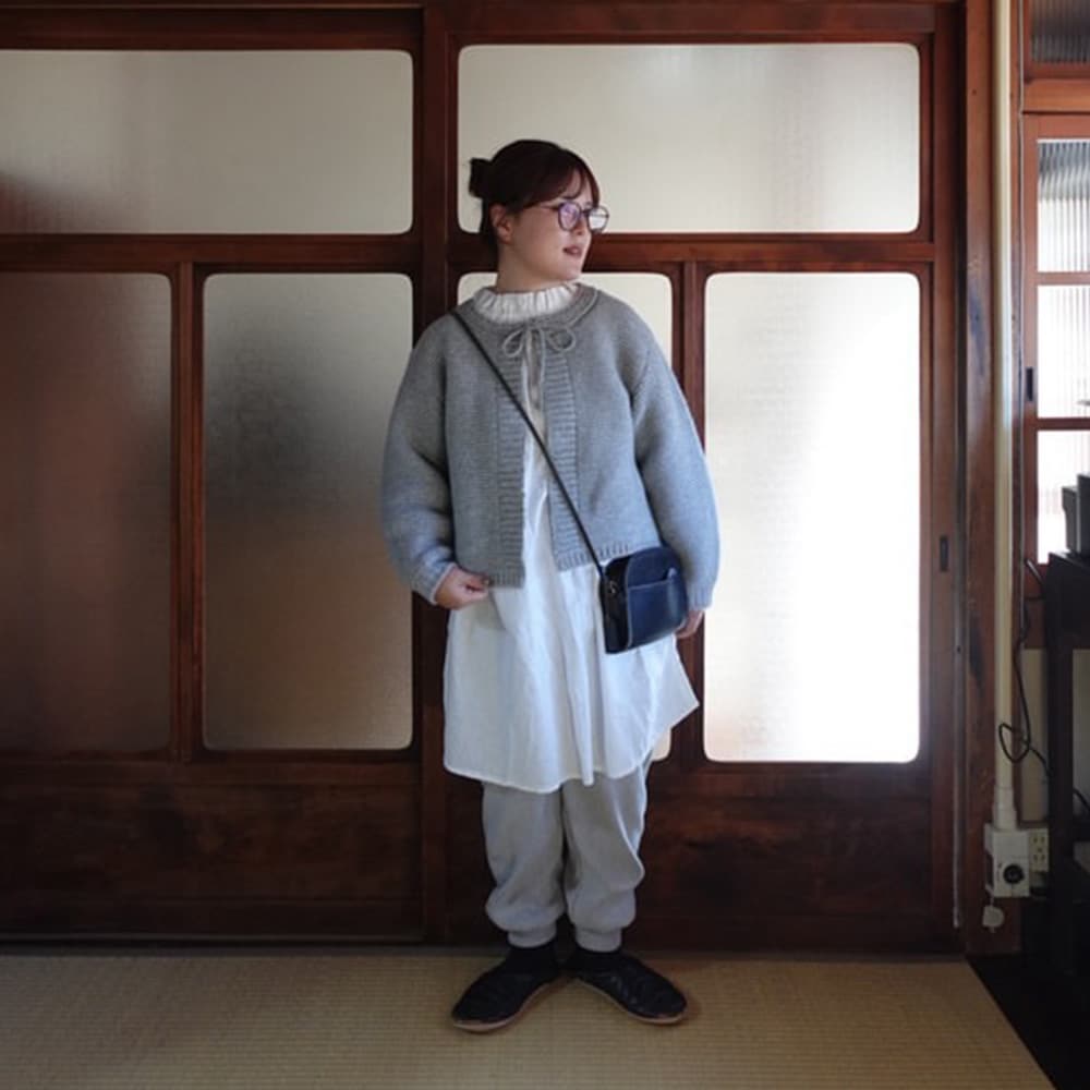 【予約】【kawasakiさんコラボ】NARU(ナル) コットンニットパンツ 6W-ks-03