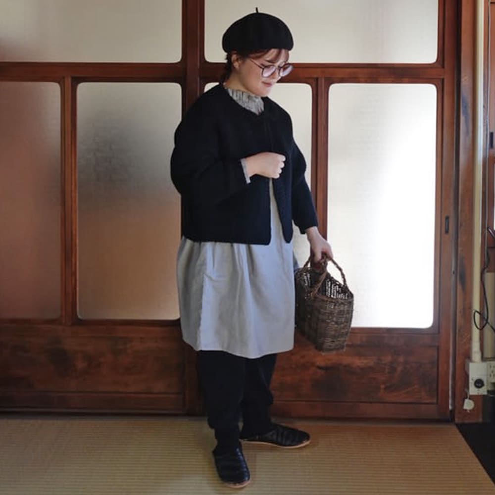 【予約】【kawasakiさんコラボ】NARU(ナル) コットンニットパンツ 6W-ks-03