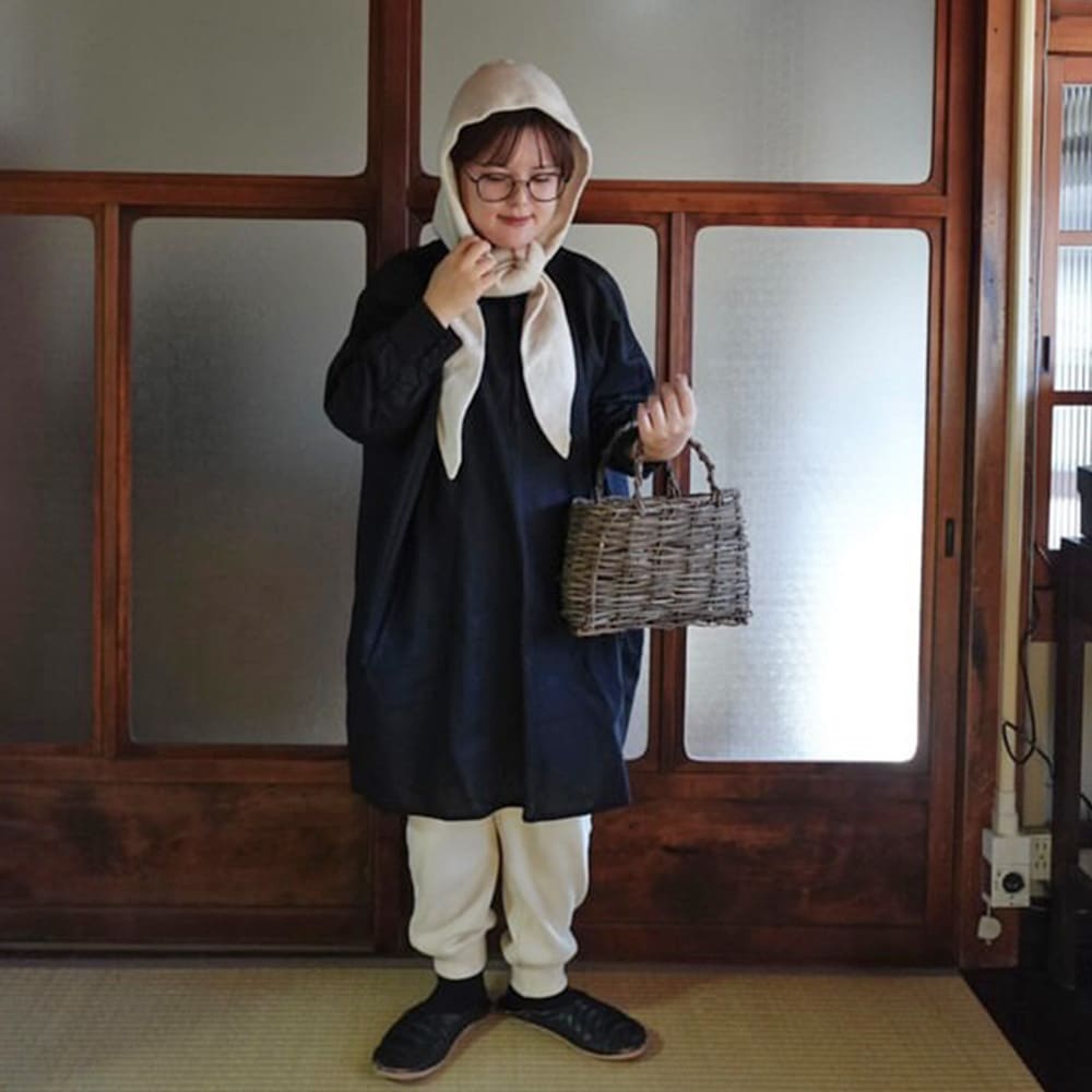 【予約】【kawasakiさんコラボ】NARU(ナル) コットンニットパンツ 6W-ks-03