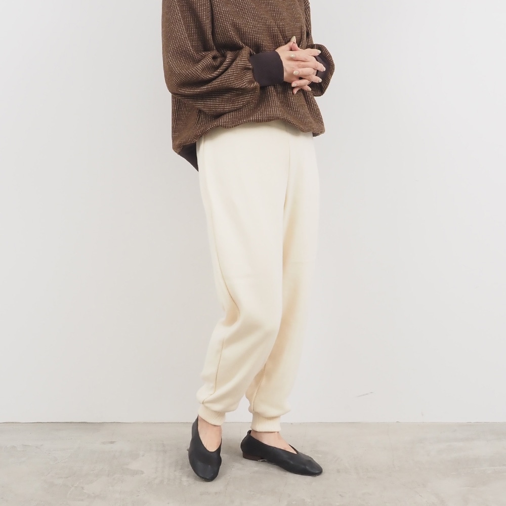 【予約】【kawasakiさんコラボ】NARU(ナル) コットンニットパンツ 6W-ks-03