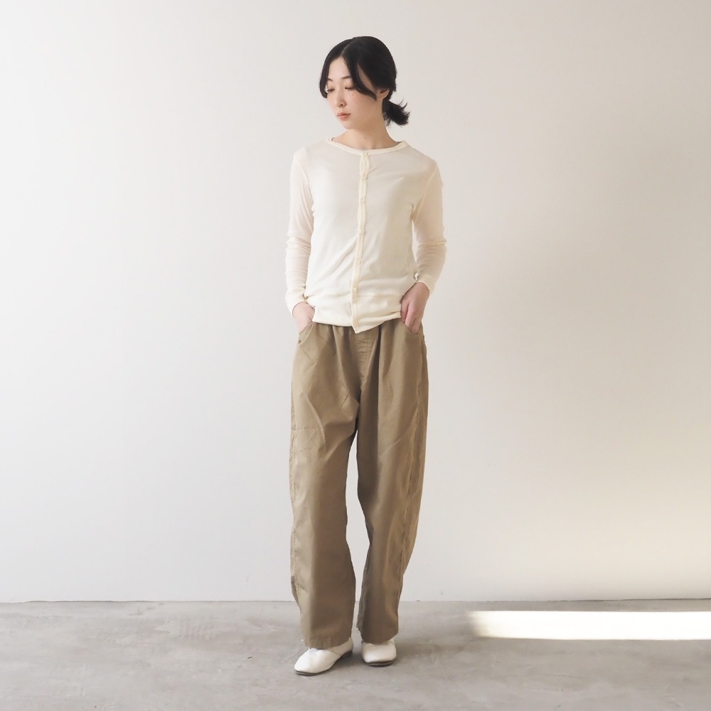 NARU(ナル) ソフトフライス ロングスリーブカーディガン 648201BF