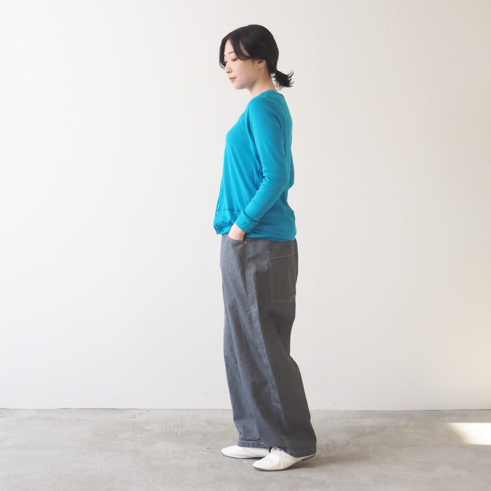 NARU(ナル) ソフトフライス ロングスリーブカーディガン 648201BF