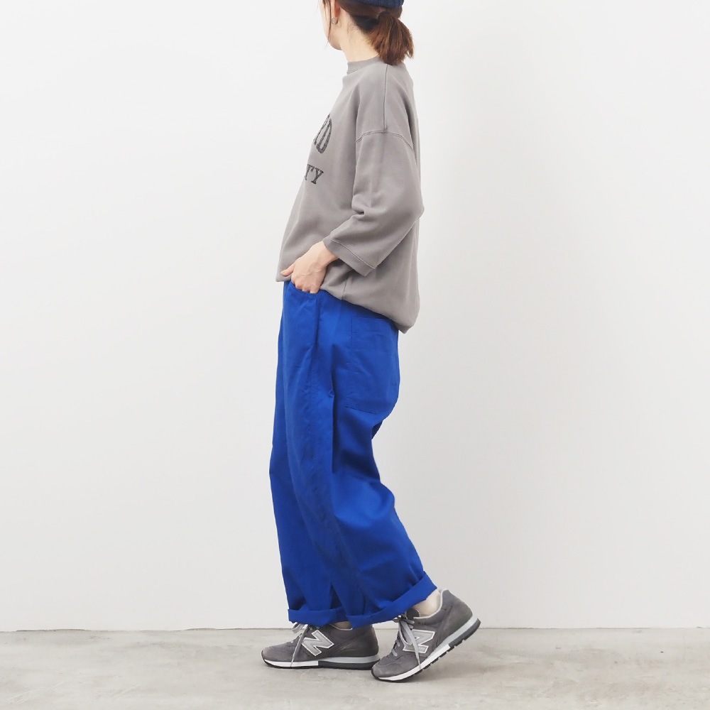 NARU(ナル) 30/10セントラル裏毛 OXFORDプリントPO 661000