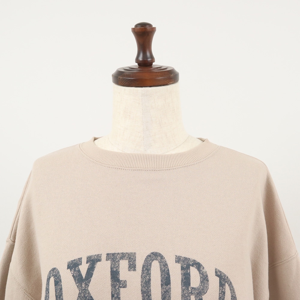 NARU(ナル) 30/10セントラル裏毛 OXFORDプリントPO 661000