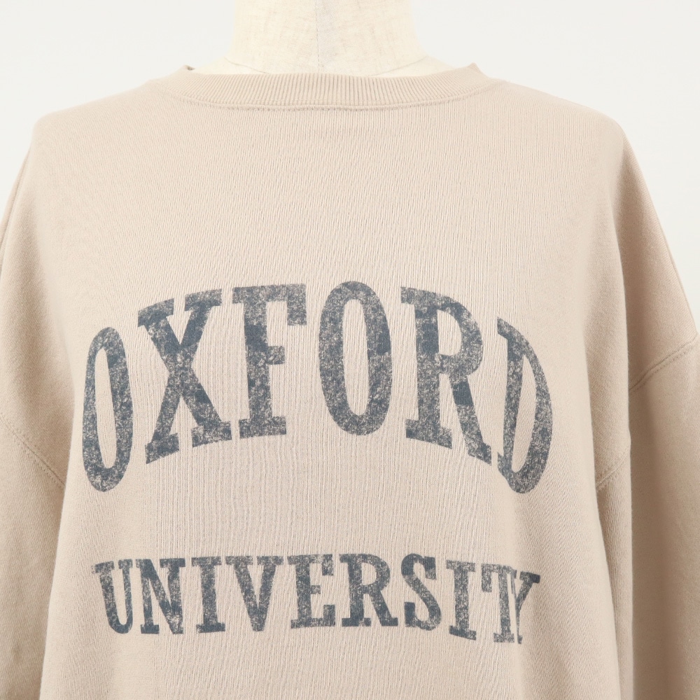 NARU(ナル) 30/10セントラル裏毛 OXFORDプリントPO 661000