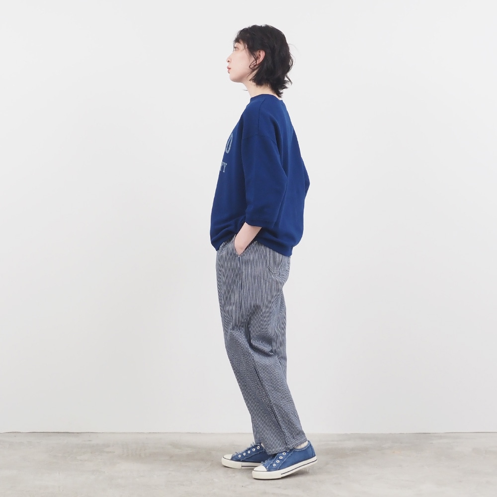 NARU(ナル) 30/10セントラル裏毛 OXFORDプリントPO 661000