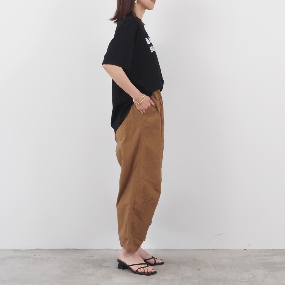 NARU(ナル) マイヴィスC微強撚天竺 No lemon, No melon プリントT 663200