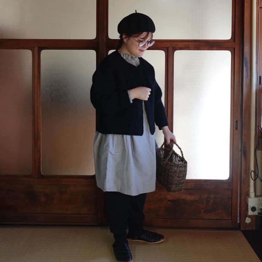 予約】【kawasakiさんコラボ】NARU(ナル) コットンリネンフリル