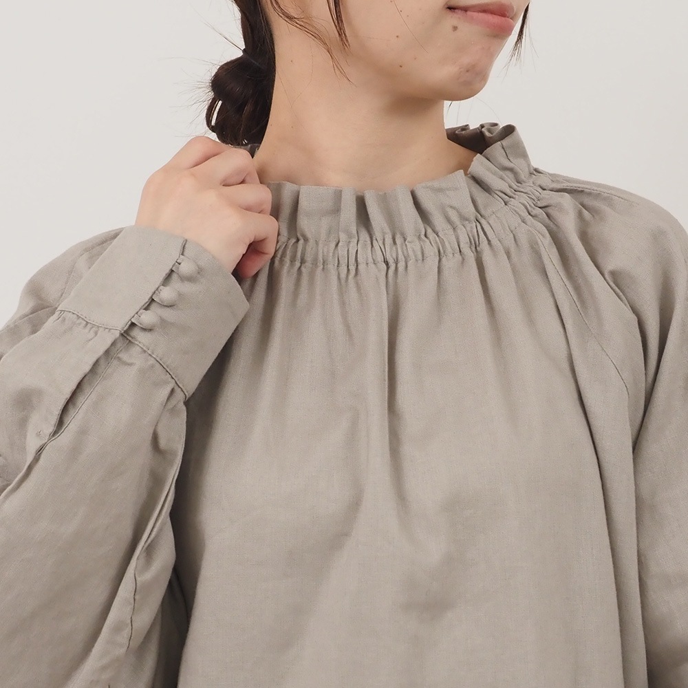 NARUページ 予約】【kawasakiさんコラボ】NARU(ナル) コットンリネンフリル